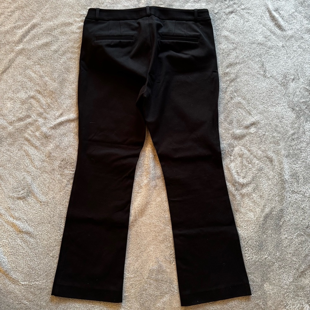 Banana Republic Petite Sloan Black Flare Pants - Cotton Blend - Size 10P - Picture 9 of 9